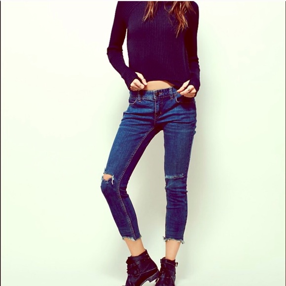 Free People Denim - New Free People Skinny Crop Jeans